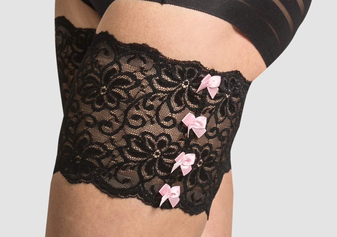 Bandelettes Patented Trademarked Original Elastic Anti-Chafing Thigh Bands  : : Clothing, Shoes & Accessories