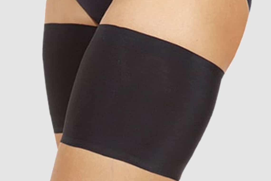 Tuopuda Anti Chafing Thigh Bands Unisex Thigh Guards Elastic Leg Bands Outdoor Sports Thigh Protector with Non Slip Satin Silicone Elastic Anti-chafing Thigh Bands Prevent Thigh Chafing 
