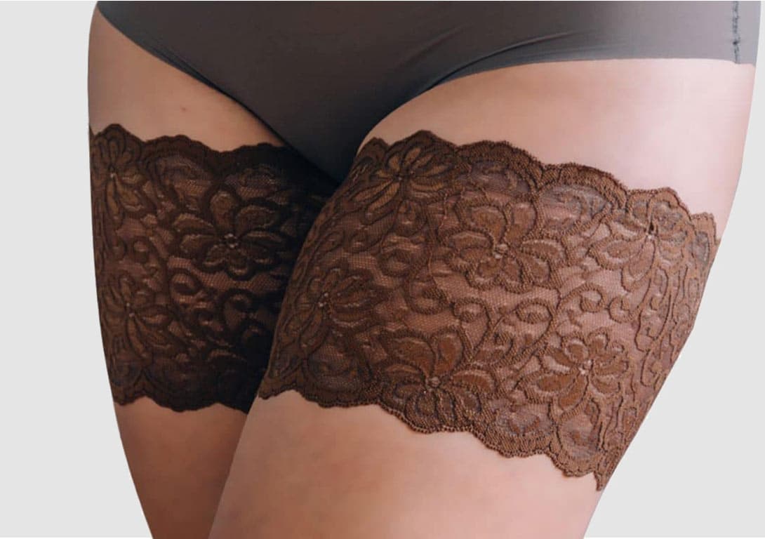 White Lace Thigh Bands