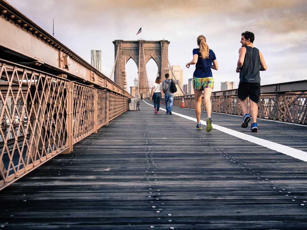 Due to chafing exercise can be a painful thing to do, like running on this bridge