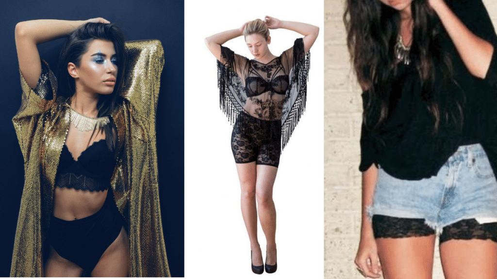 Underwear as Outerwear, Lingerie Outfits