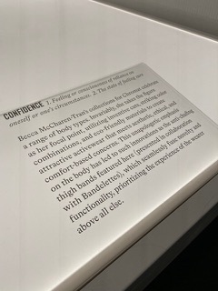 The Met's description of the Chromat/Bandelettes exhibit